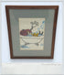 1990s - California Raisins Singing In Bathrub Framed Needlepoint Art - Artwork - ThrowbackBuys - ThrowbackBuys