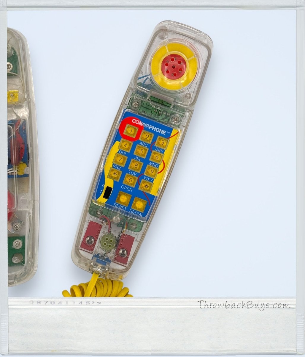 1990s - Conairphone Transparent Light - Up Phone Clear Neon Model SW205 - Corded Phones - ThrowbackBuys - ThrowbackBuys