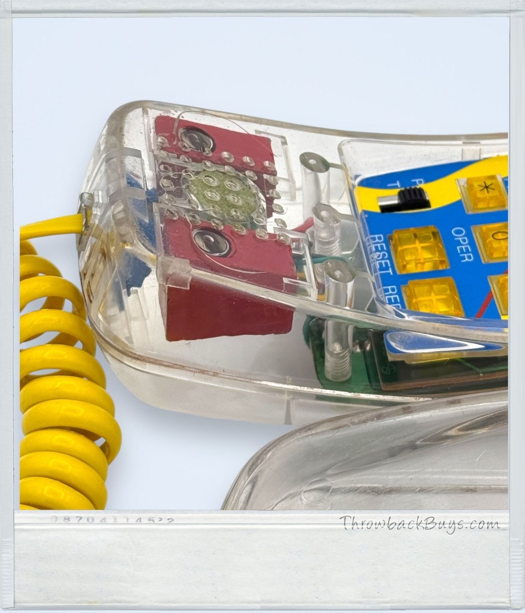 1990s - Conairphone Transparent Light - Up Phone Clear Neon Model SW205 - Corded Phones - ThrowbackBuys - ThrowbackBuys