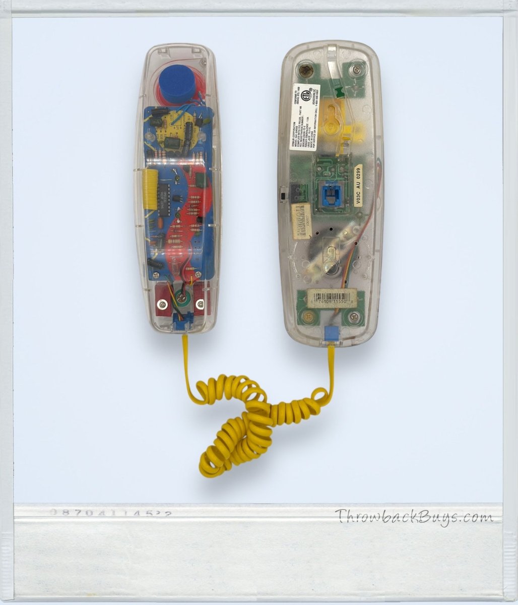 1990s - Conairphone Transparent Light - Up Phone Clear Neon Model SW205 - Corded Phones - ThrowbackBuys - ThrowbackBuys