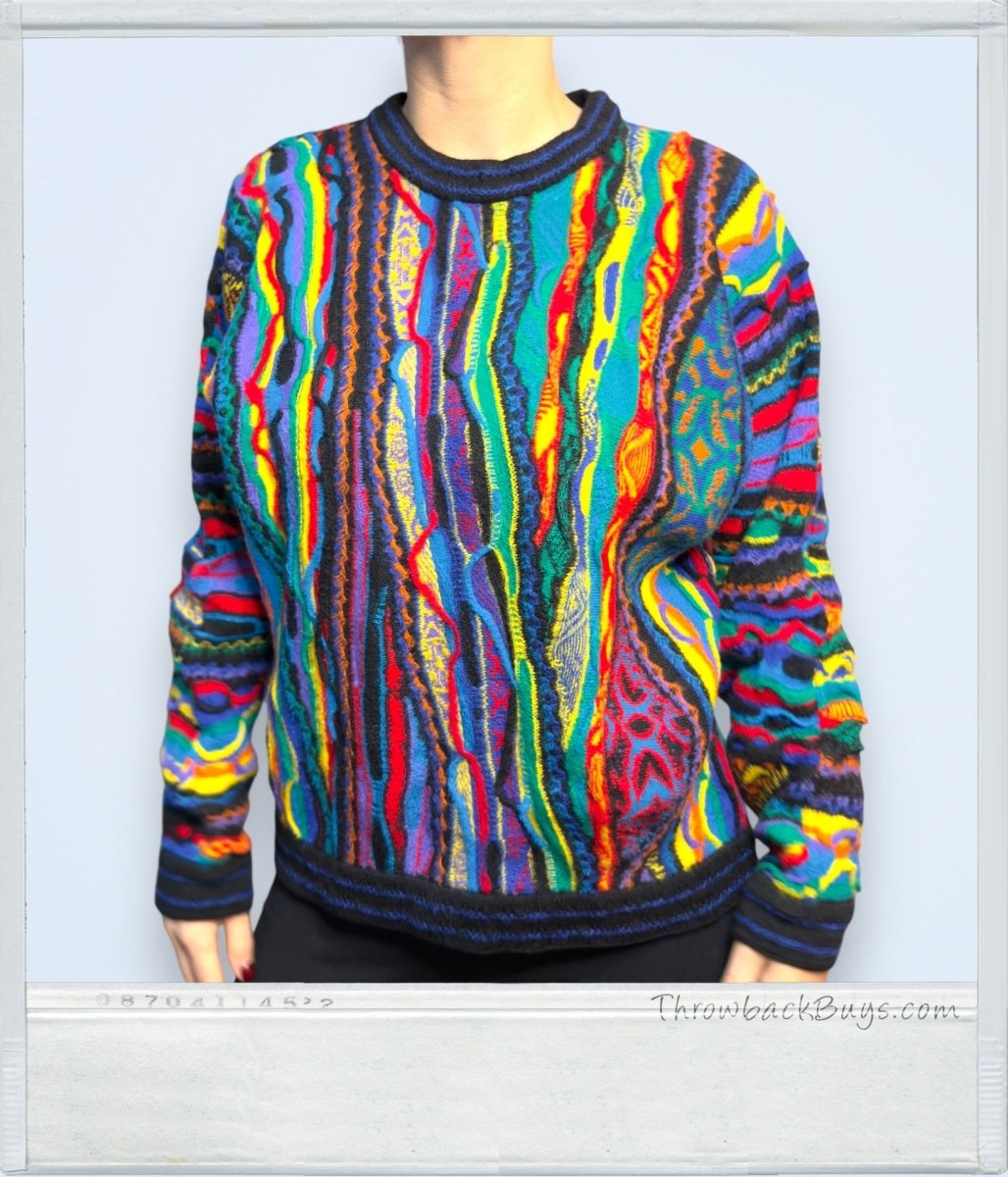 1990s - COOGI Australia Wool Knit Sweater Medium AUTHENTIC - RARE - Sweaters - ThrowbackBuys - ThrowbackBuys