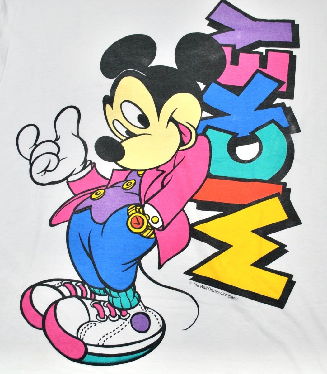 1990s - Disney's Mickey Mouse: T-Shirt - XL - T-Shirts - ThrowbackBuys -Yesterday's Attic