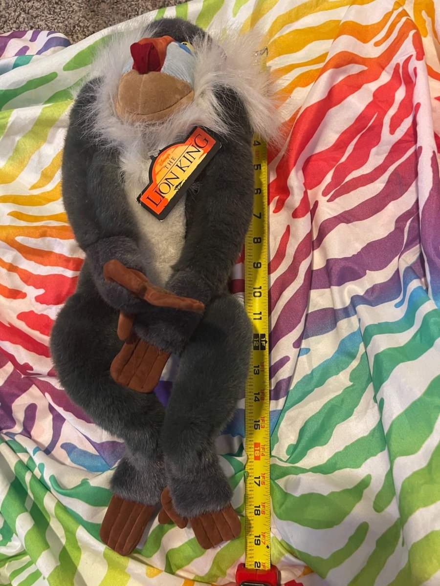 1990's Disney's The Lion King Rafiki Plush 19" w/Tags - Plushies - ThrowbackBuys - Furby Queen