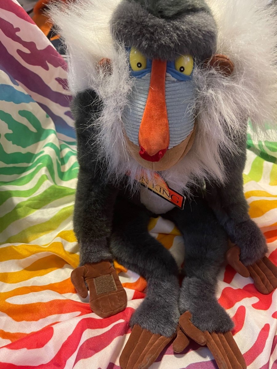 1990's Disney's The Lion King Rafiki Plush 19" w/Tags - Plushies - ThrowbackBuys - Furby Queen