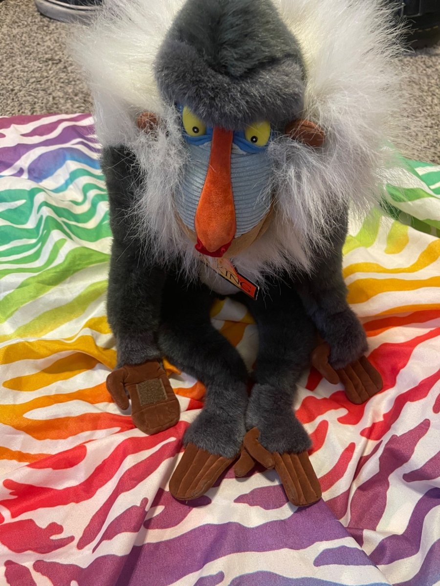 1990's Disney's The Lion King Rafiki Plush 19" w/Tags - Plushies - ThrowbackBuys - Furby Queen