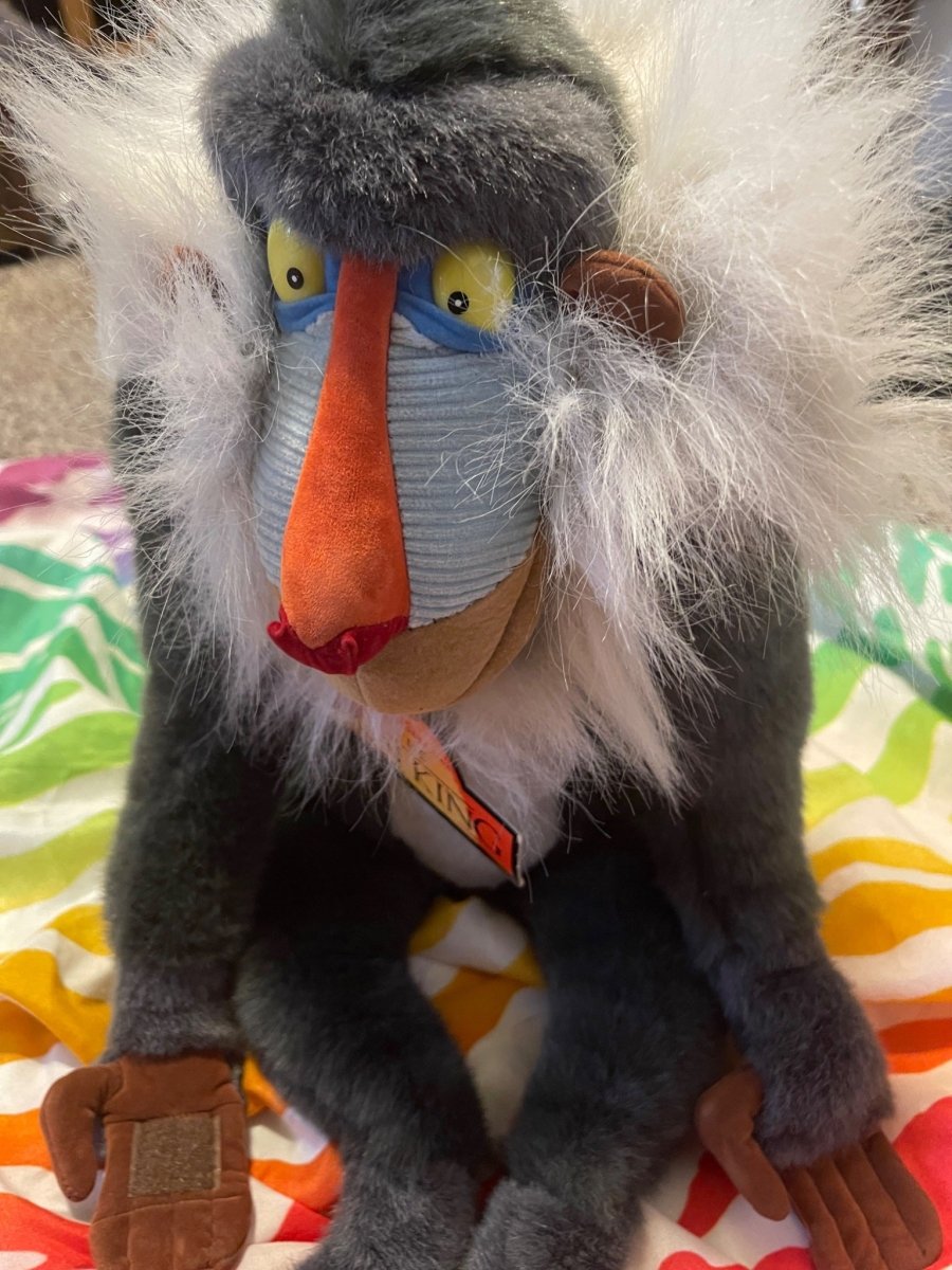 1990's Disney's The Lion King Rafiki Plush 19" w/Tags - Plushies - ThrowbackBuys - Furby Queen