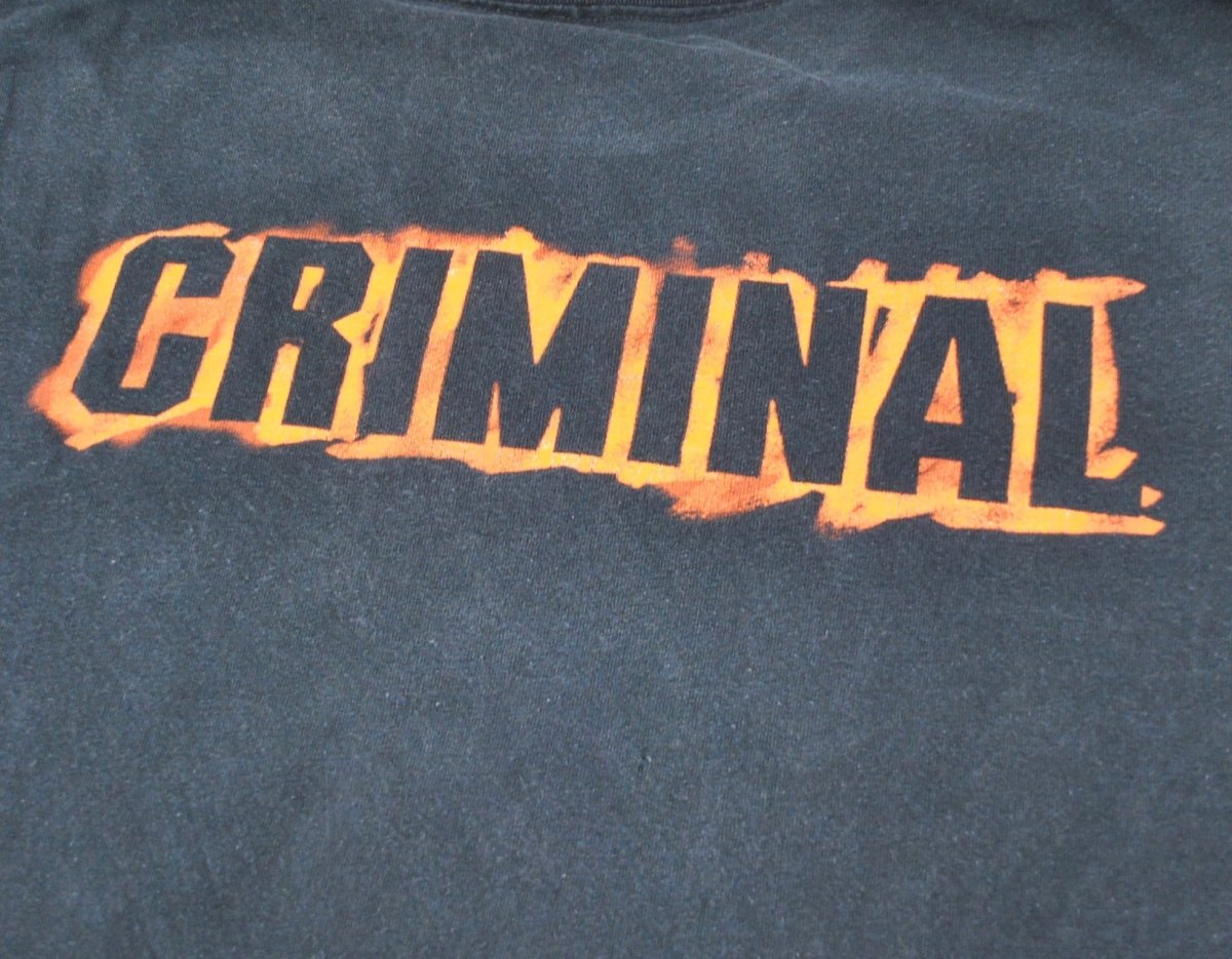 1990s - Eminem: Criminal Shirt - Large - Shirts - ThrowbackBuys -Yesterday's Attic