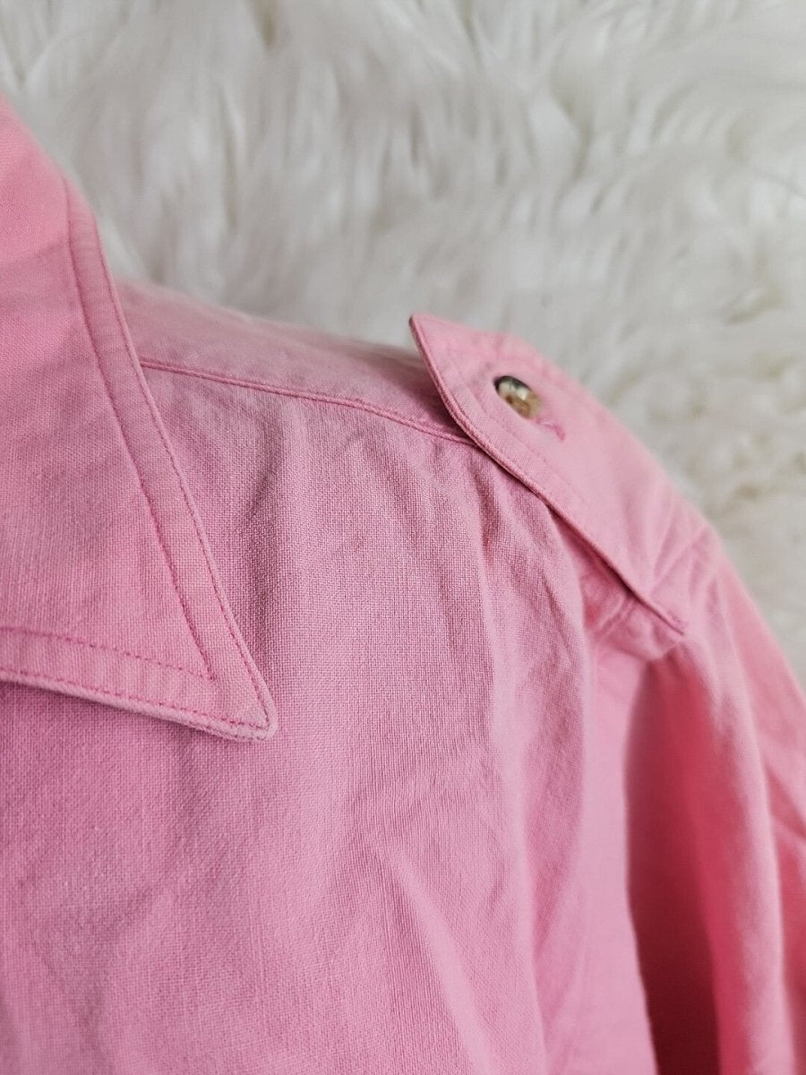 1990s - Flying Scottsman Polo Shirt Mens Size Large Pink USA Made Duck Mallard - Shirts - ThrowbackBuys - The Thrifty Gypsyy Shop