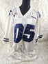 1990s - FUBU Allstar 05 White/Blue Mesh Football Jersey - RARE - T-Shirts - ThrowbackBuys - The Thrifty Gypsyy Shop