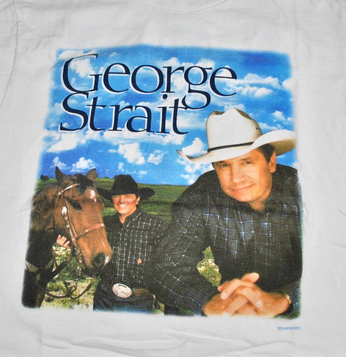 1990s - George Strait Fan Club Shirt - Medium - T-Shirts - ThrowbackBuys -Yesterday's Attic