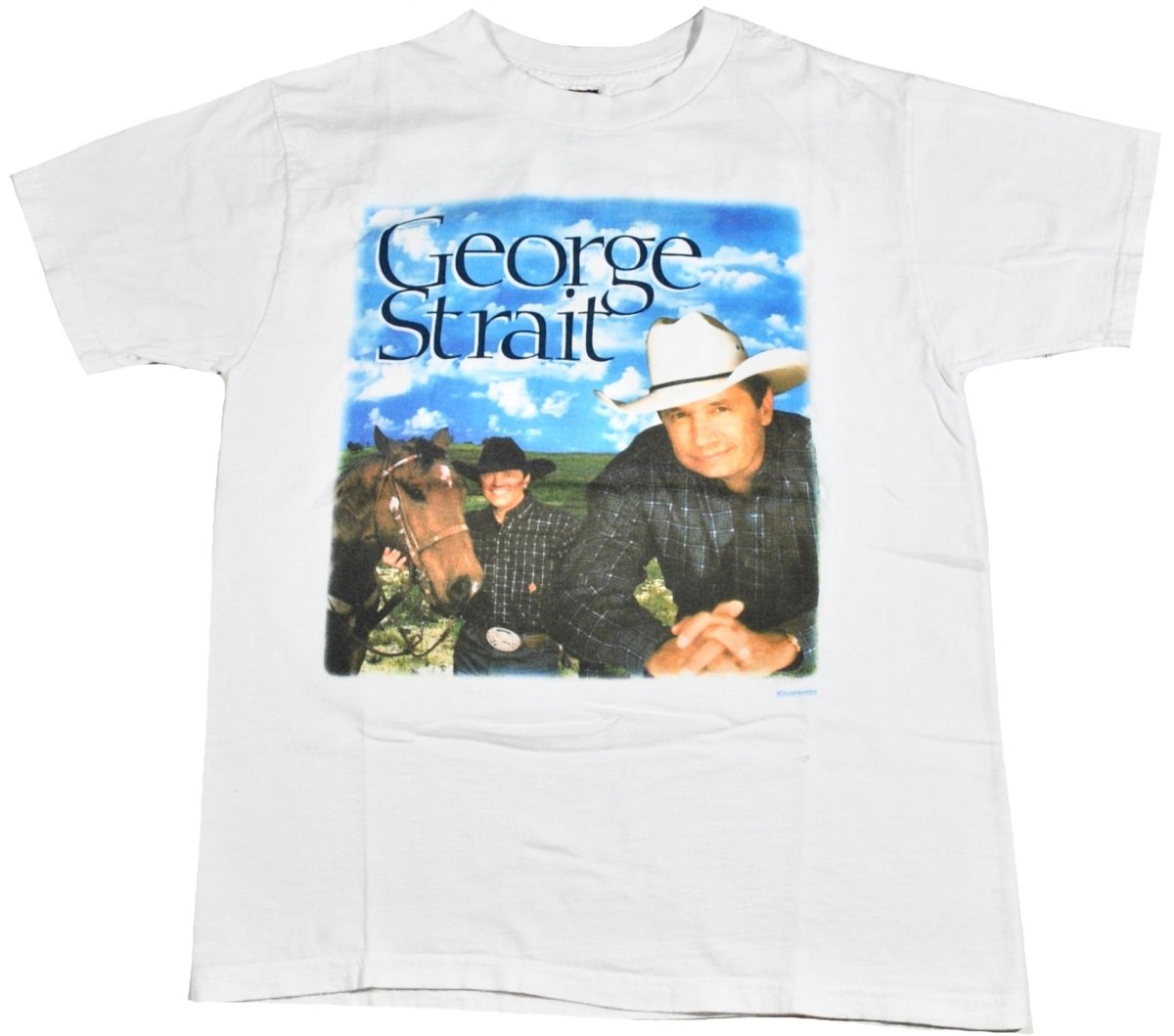 1990s - George Strait Fan Club Shirt - Medium - T-Shirts - ThrowbackBuys -Yesterday's Attic