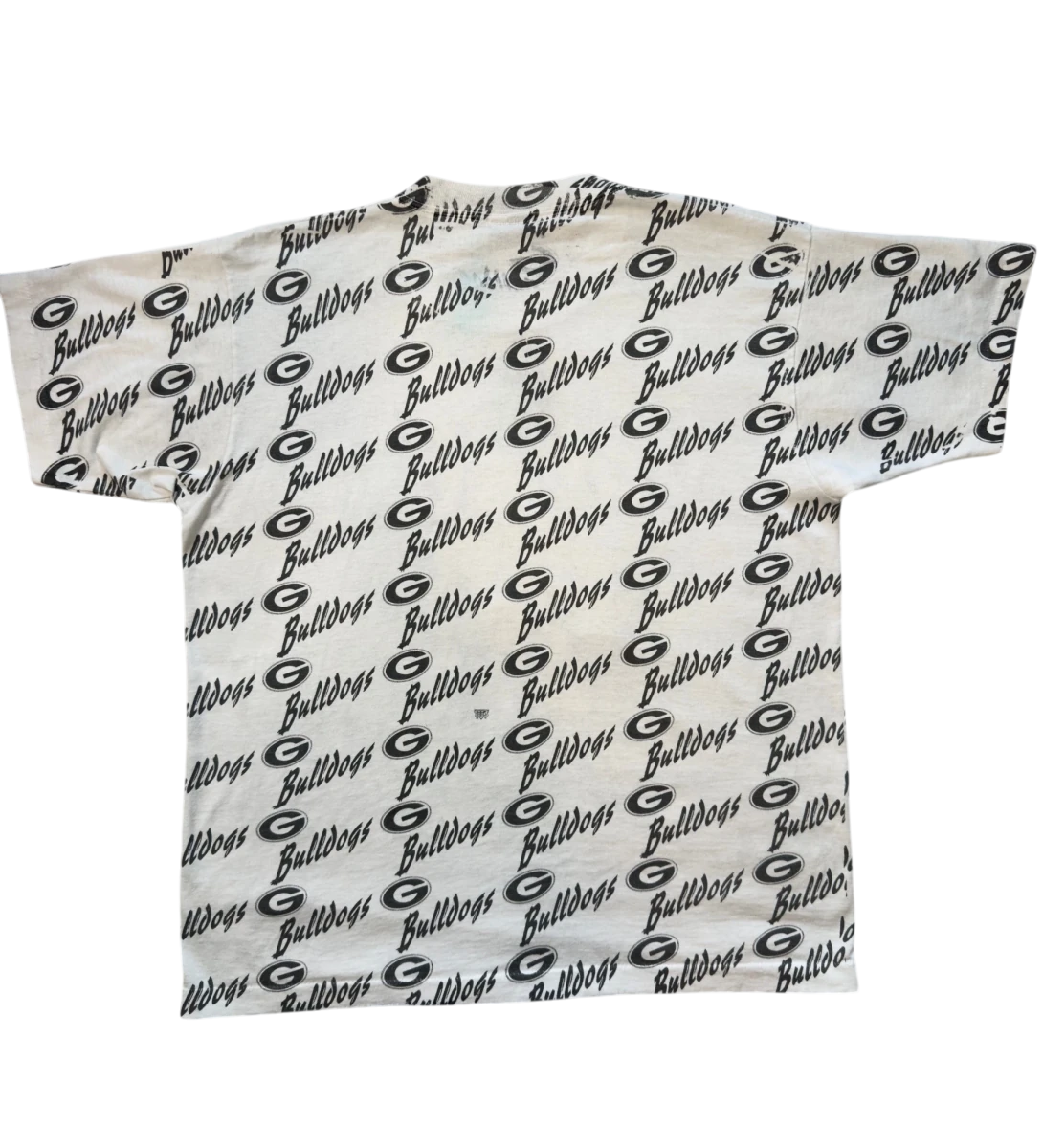 1990s - Georgia Bulldogs All Over Print T-shirt, XL - RARE - T-Shirts - ThrowbackBuys - SuperRetroPod