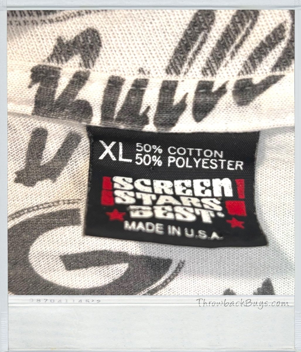 1990s - Georgia Bulldogs All Over Print T-shirt, XL - RARE - T-Shirts - ThrowbackBuys - SuperRetroPod
