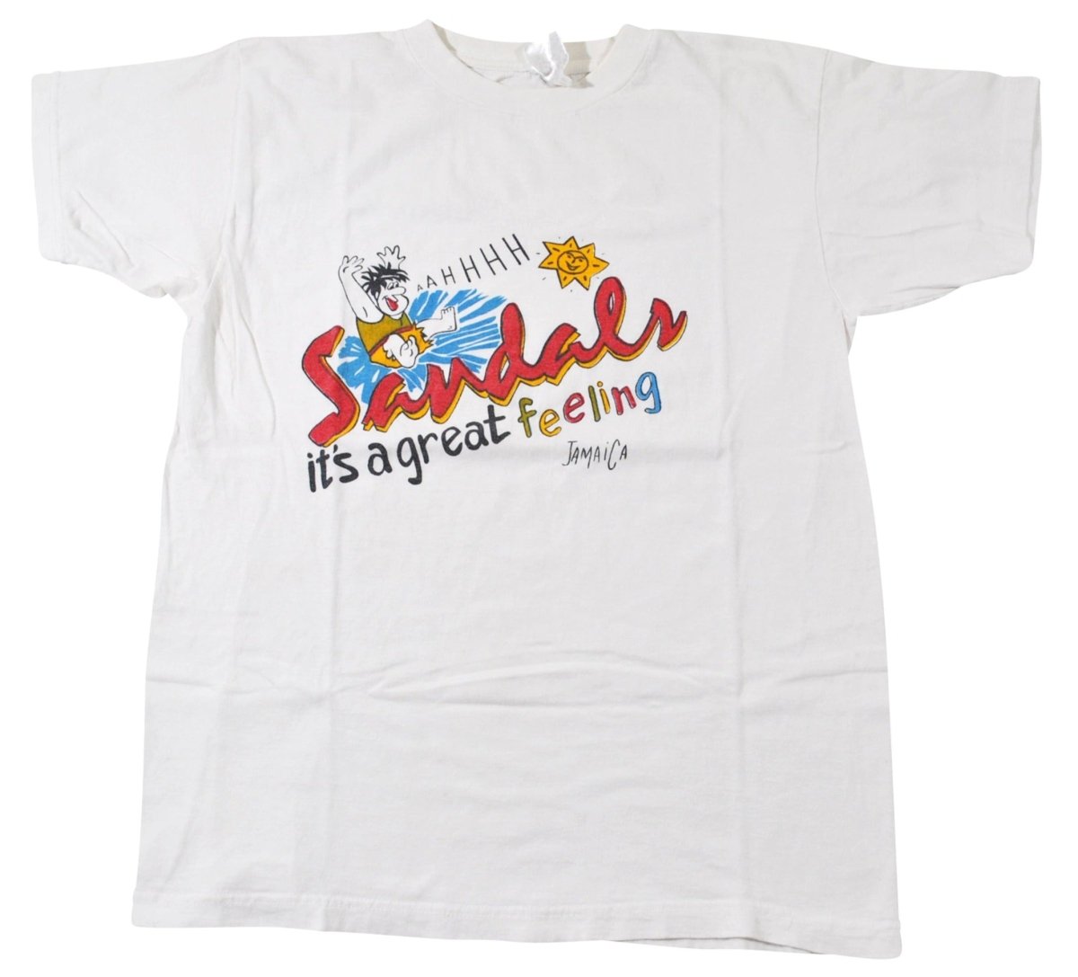 1990s - Hanna-Barbera: Flintstones Sandals Jamaica Shirt - Medium - T-Shirts - ThrowbackBuys -Yesterday's Attic