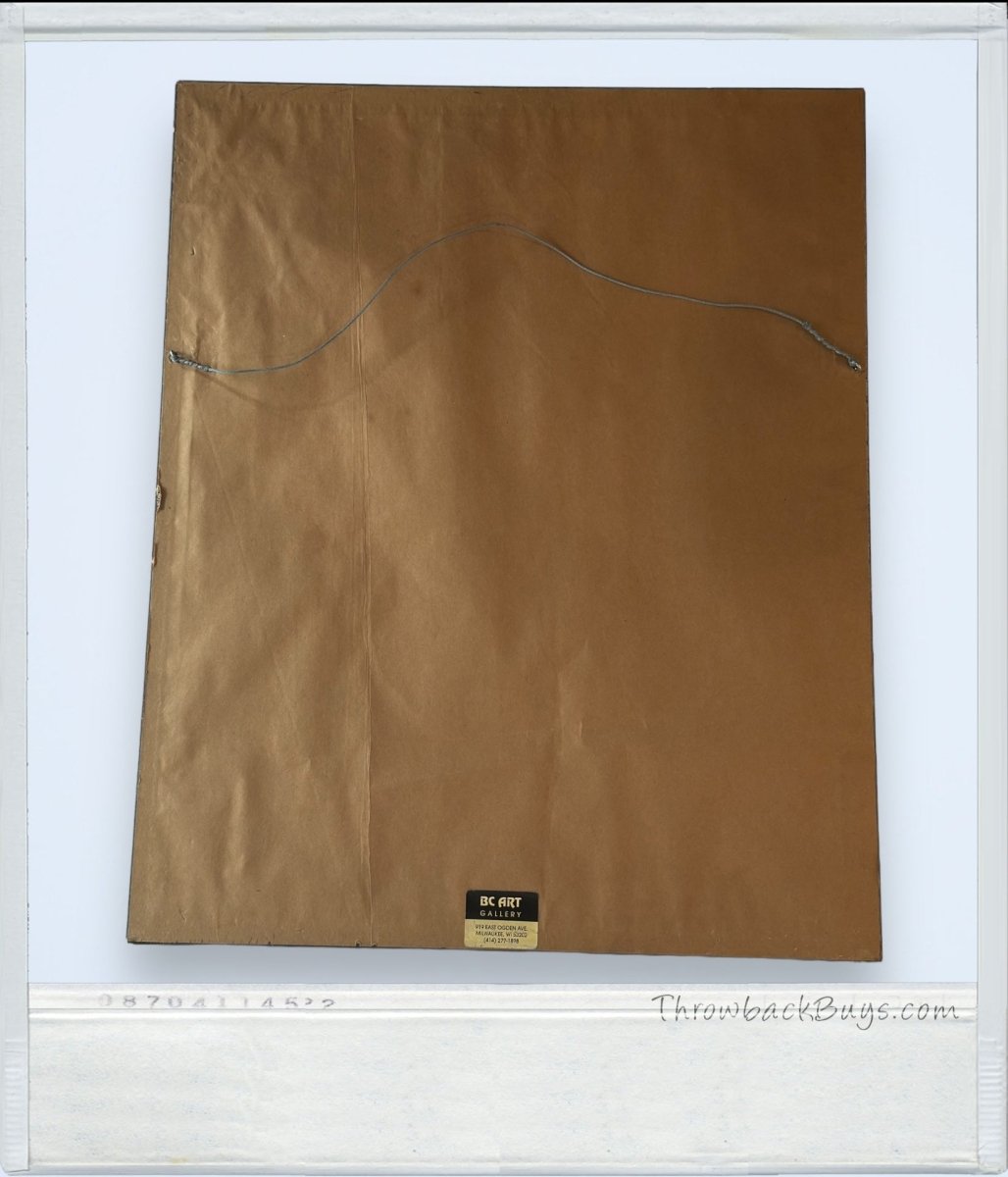 1990s - Hulis Mavruk's African American Collection: Malcom X Framed Painting 25" x 20.5" - RARE - Artwork - ThrowbackBuys - ThrowbackBuys