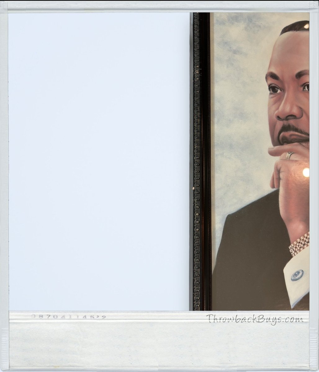 1990s - Hulis Mavruk's African American Collection: Martin Luther King Jr. Framed Lithograph Painting 25" x 19" - RARE - Artwork - ThrowbackBuys - ThrowbackBuys