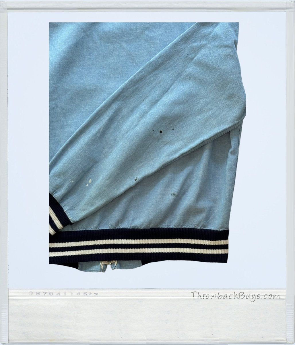 1990s - Light Wash Womens Denim Bomber Jacket Medium - Jackets - ThrowbackBuys - ThrowbackBuys