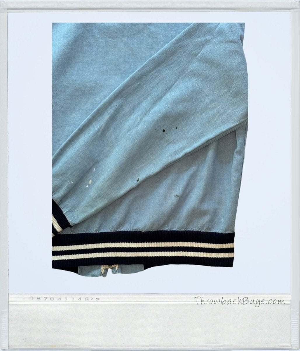 1990s - Light Wash Womens Denim Bomber Jacket Medium - Jackets - ThrowbackBuys - ThrowbackBuys