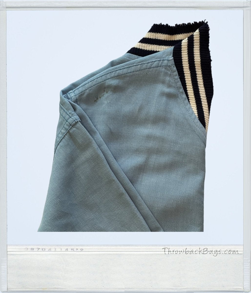 1990s - Light Wash Womens Denim Bomber Jacket Medium - Jackets - ThrowbackBuys - ThrowbackBuys