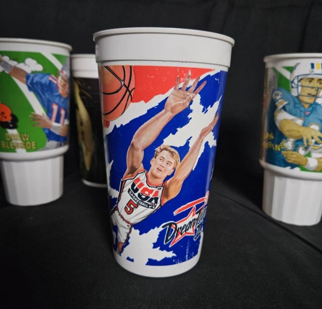 1990's Mcdonalds Dream Team 2 and Looney Tunes Plays Collector Cups - Collectible Cups - ThrowbackBuys - Cloy's Creativity