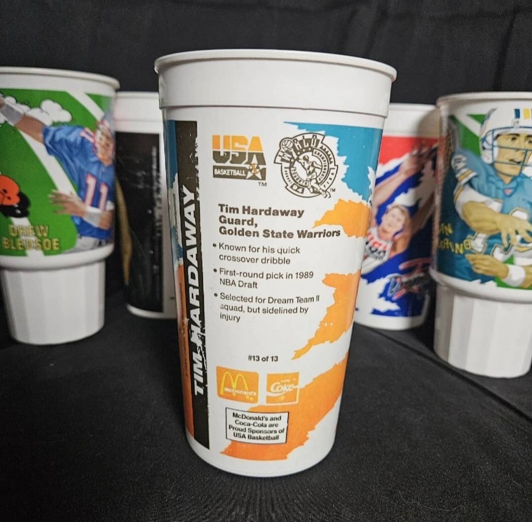 1990's Mcdonalds Dream Team 2 and Looney Tunes Plays Collector Cups - Collectible Cups - ThrowbackBuys - Cloy's Creativity