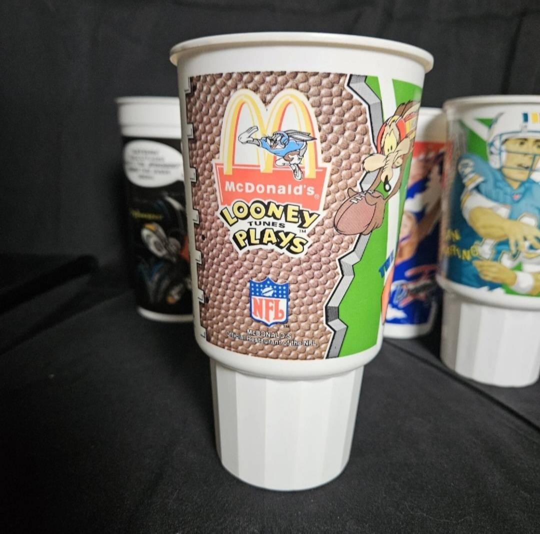 1990's Mcdonalds Dream Team 2 and Looney Tunes Plays Collector Cups - Collectible Cups - ThrowbackBuys - Cloy's Creativity