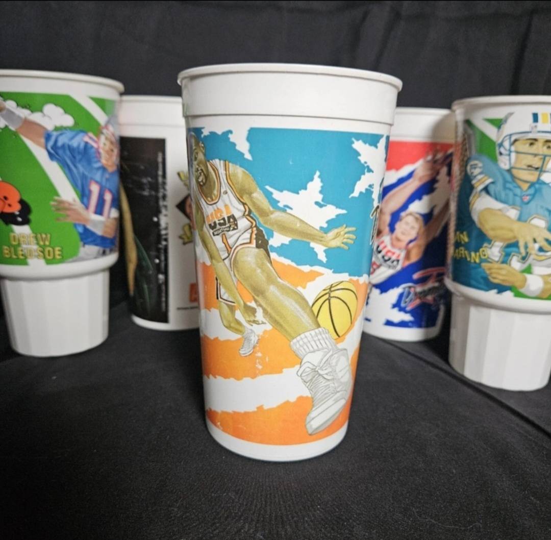 1990's Mcdonalds Dream Team 2 and Looney Tunes Plays Collector Cups - Collectible Cups - ThrowbackBuys - Cloy's Creativity