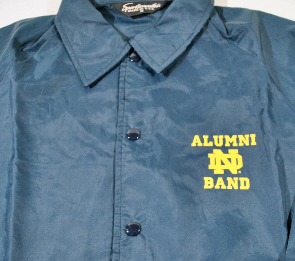 1990s - NCAA: Unisex Jacket - Notre Dame Fighting Irish Alumni Band - Medium - Jackets - ThrowbackBuys -Yesterday's Attic