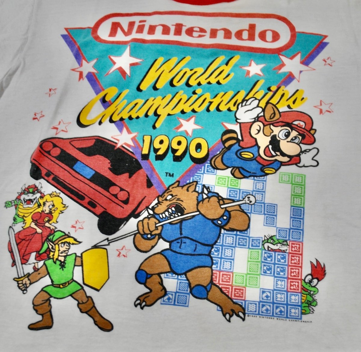 1990s - Nintendo: Nintendo World Championship 1990 Shirt - Medium - T-Shirts - ThrowbackBuys -Yesterday's Attic
