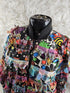 1990s - Paula Sweet Muslin Mink Floral Jacket Size Medium - Jackets - ThrowbackBuys - The Thrifty Gypsyy Shop