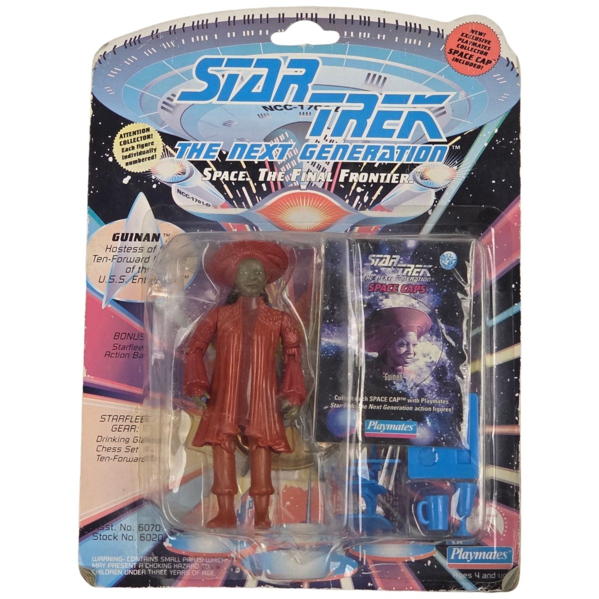 1990s - Playmates: Star Trek Guinan, Dr. Beverly Crusher & Lt. Thomas Riker Figures - Lot of 3 - SEALED - Action Figures & Collectibles - ThrowbackBuys - A N E 1 Stop Shop