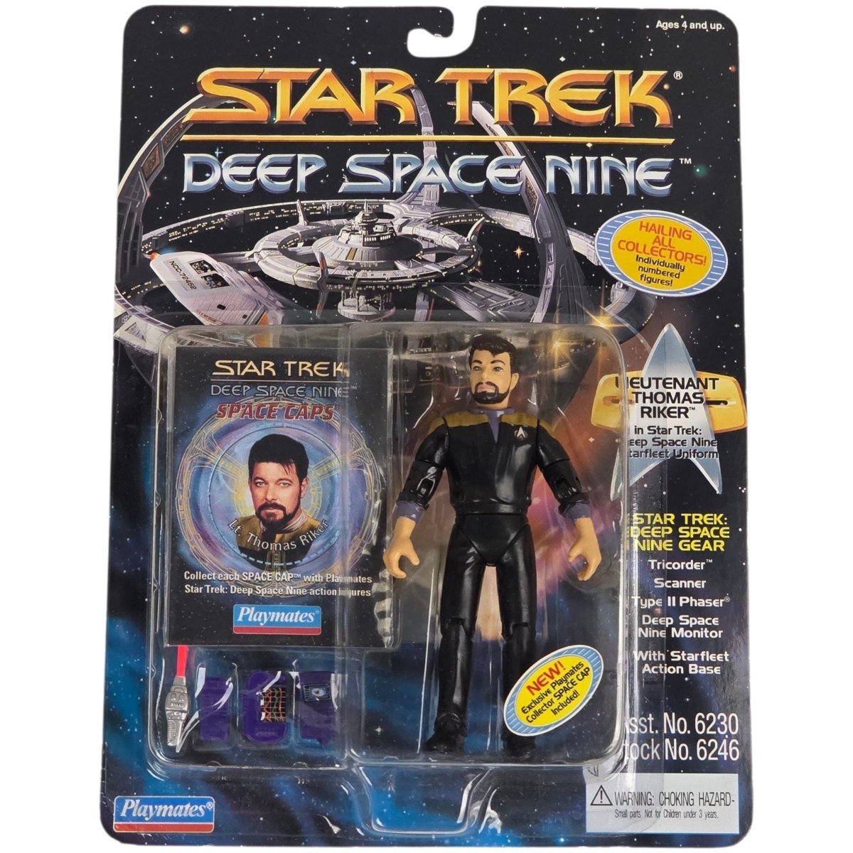 1990s - Playmates: Star Trek Guinan, Dr. Beverly Crusher & Lt. Thomas Riker Figures - Lot of 3 - SEALED - Action Figures & Collectibles - ThrowbackBuys - A N E 1 Stop Shop