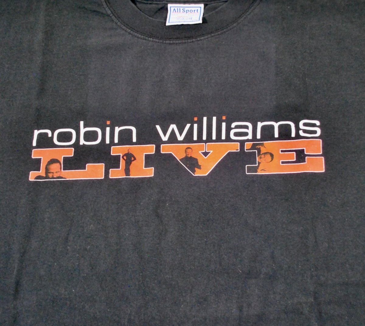 1990s - Robin Williams Live Shirt - XL - T-Shirts - ThrowbackBuys -Yesterday's Attic