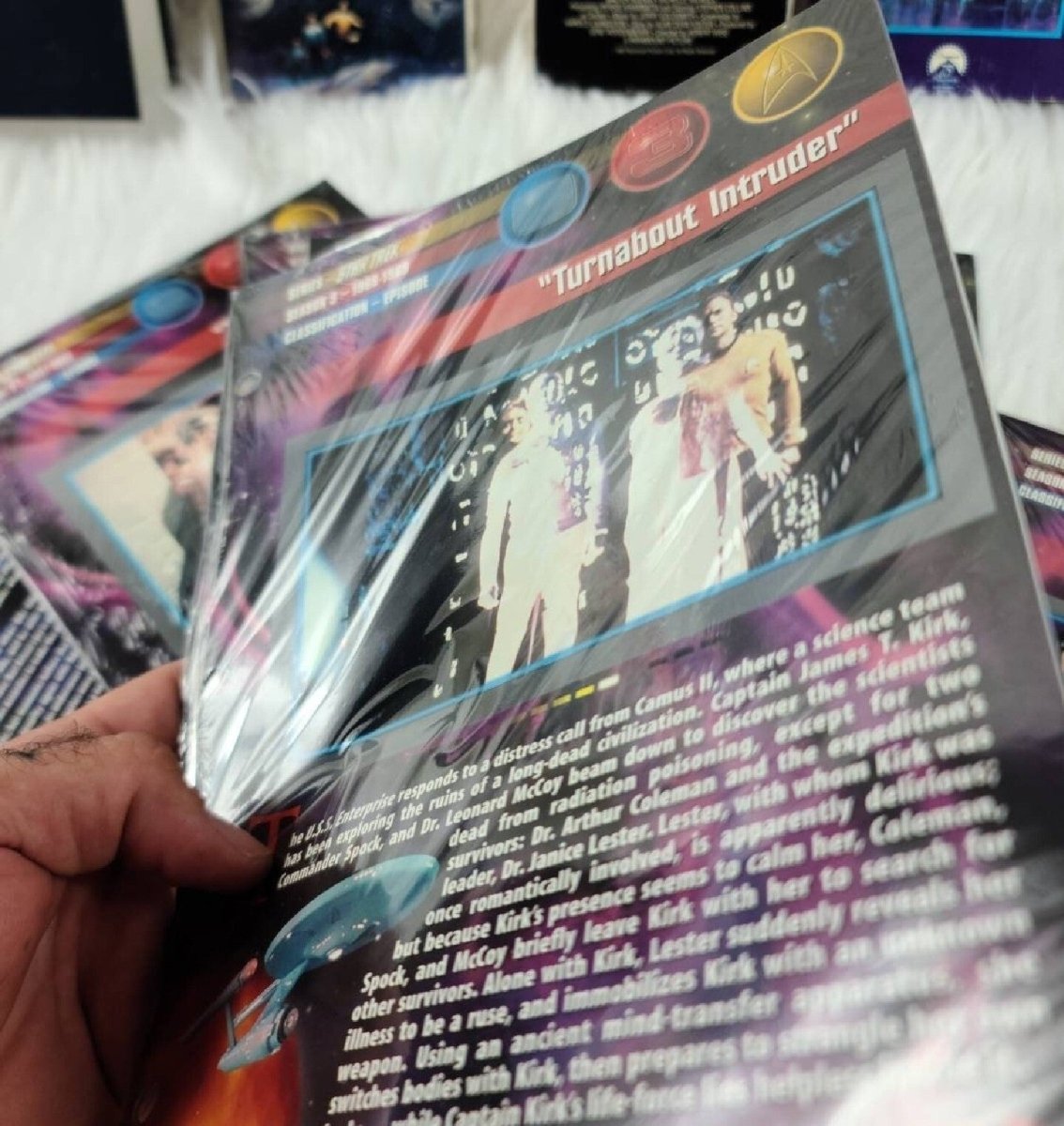 1990s - STAR TREK Universe Bundle Set Behind The Scenes Newfield Binder - VHS - ThrowbackBuys - The Thrifty Gypsyy Shop