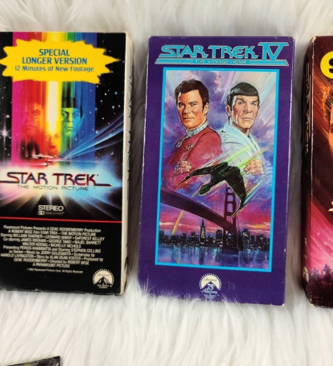 1990s - STAR TREK Universe Bundle Set Behind The Scenes Newfield Binder - VHS - ThrowbackBuys - The Thrifty Gypsyy Shop