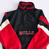 1990s - Starter: Chicago Bulls Quarter-Zip Pullover Windbreaker, Pro Line Authentics, Made in Korea - Jackets - ThrowbackBuys -Only90sKidsKnow