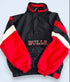 1990s - Starter: Chicago Bulls Quarter-Zip Pullover Windbreaker, Pro Line Authentics, Made in Korea - RARE