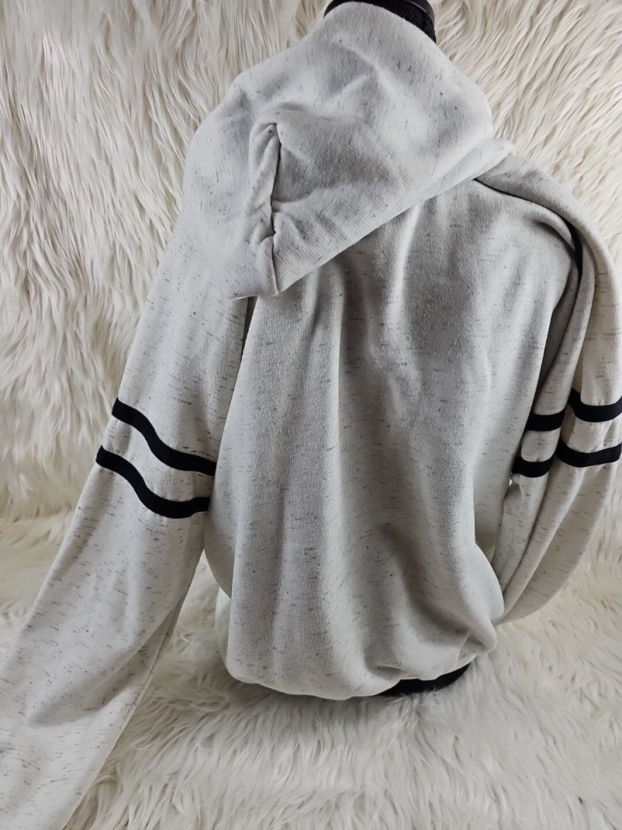 1990s - Streetwear Mens XL Distressed Spell Out Mackinac Michigan Hoodie USA - Sweatshirts - ThrowbackBuys - The Thrifty Gypsyy Shop