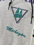 1990s - Streetwear Mens XL Distressed Spell Out Mackinac Michigan Hoodie USA - Sweatshirts - ThrowbackBuys - The Thrifty Gypsyy Shop