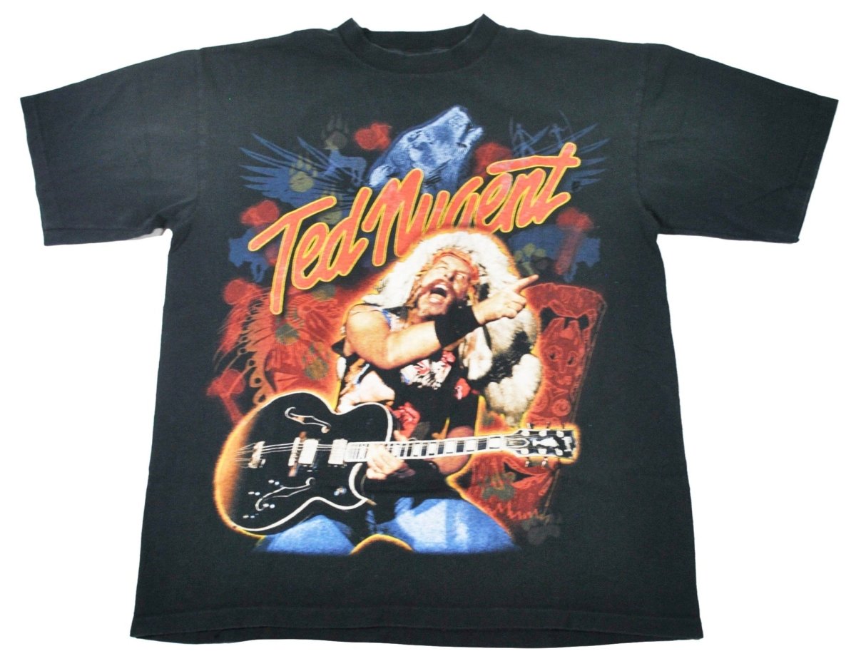 1990s - Ted Nugent: Tour Shirt - Large - T-Shirts - ThrowbackBuys -Yesterday's Attic