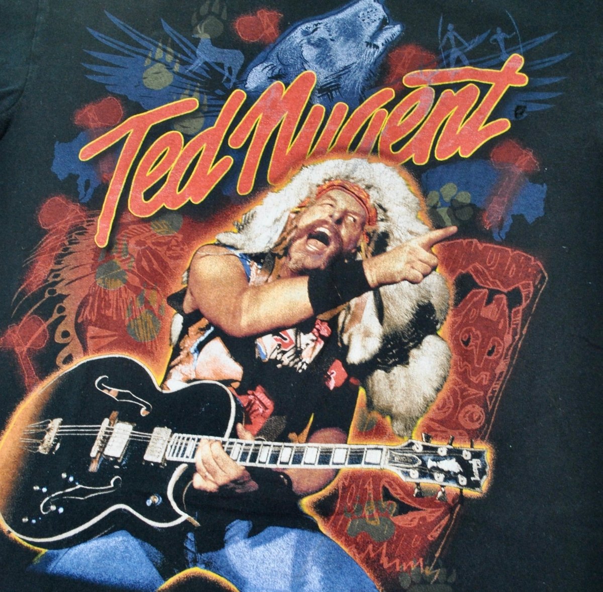 1990s - Ted Nugent: Tour Shirt - Large - T-Shirts - ThrowbackBuys -Yesterday's Attic