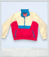 1990s - The Woolrich Pink and Blue Quarter Zip Pullover Jacket Women’s Medium - RARE - Jackets - ThrowbackBuys - ThrowbackBuys