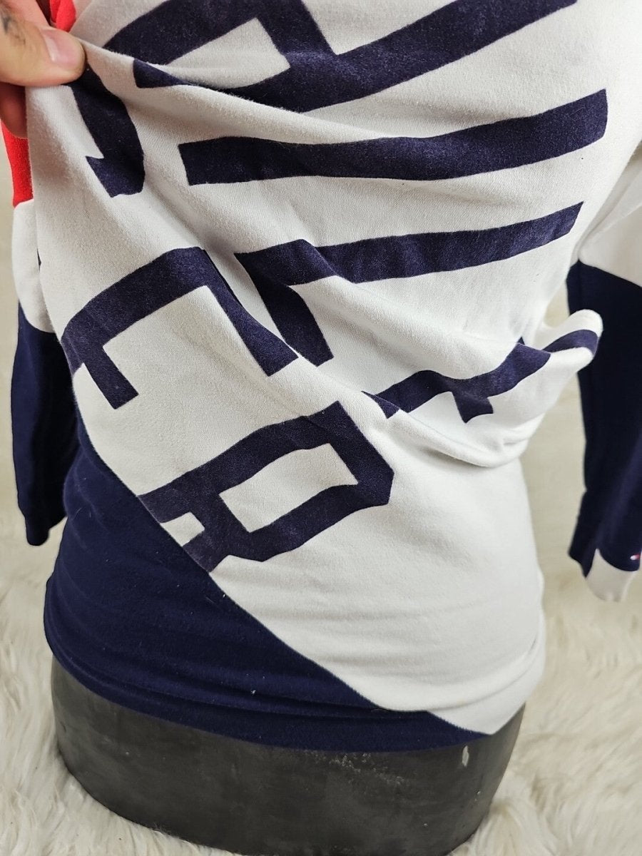 1990s - Tommy Hilfiger Long Sleeve Sweater Shirt Womens Size 10 - Long Sleeve T-Shirt - ThrowbackBuys - The Thrifty Gypsyy Shop