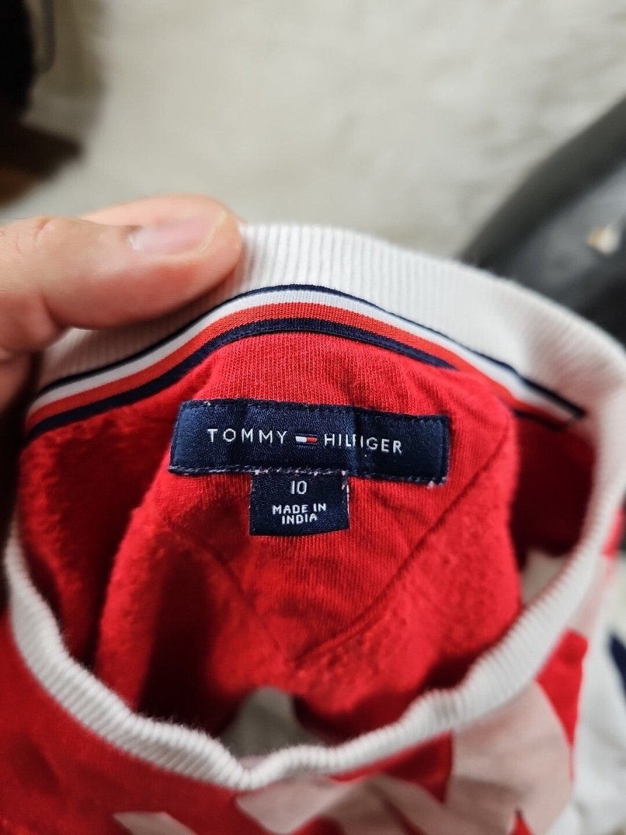 1990s - Tommy Hilfiger Long Sleeve Sweater Shirt Womens Size 10 - Long Sleeve T-Shirt - ThrowbackBuys - The Thrifty Gypsyy Shop