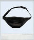 1990s - Vandenberg Ambulance Black Leather Fanny Pack - Handbags - ThrowbackBuys - ThrowbackBuys