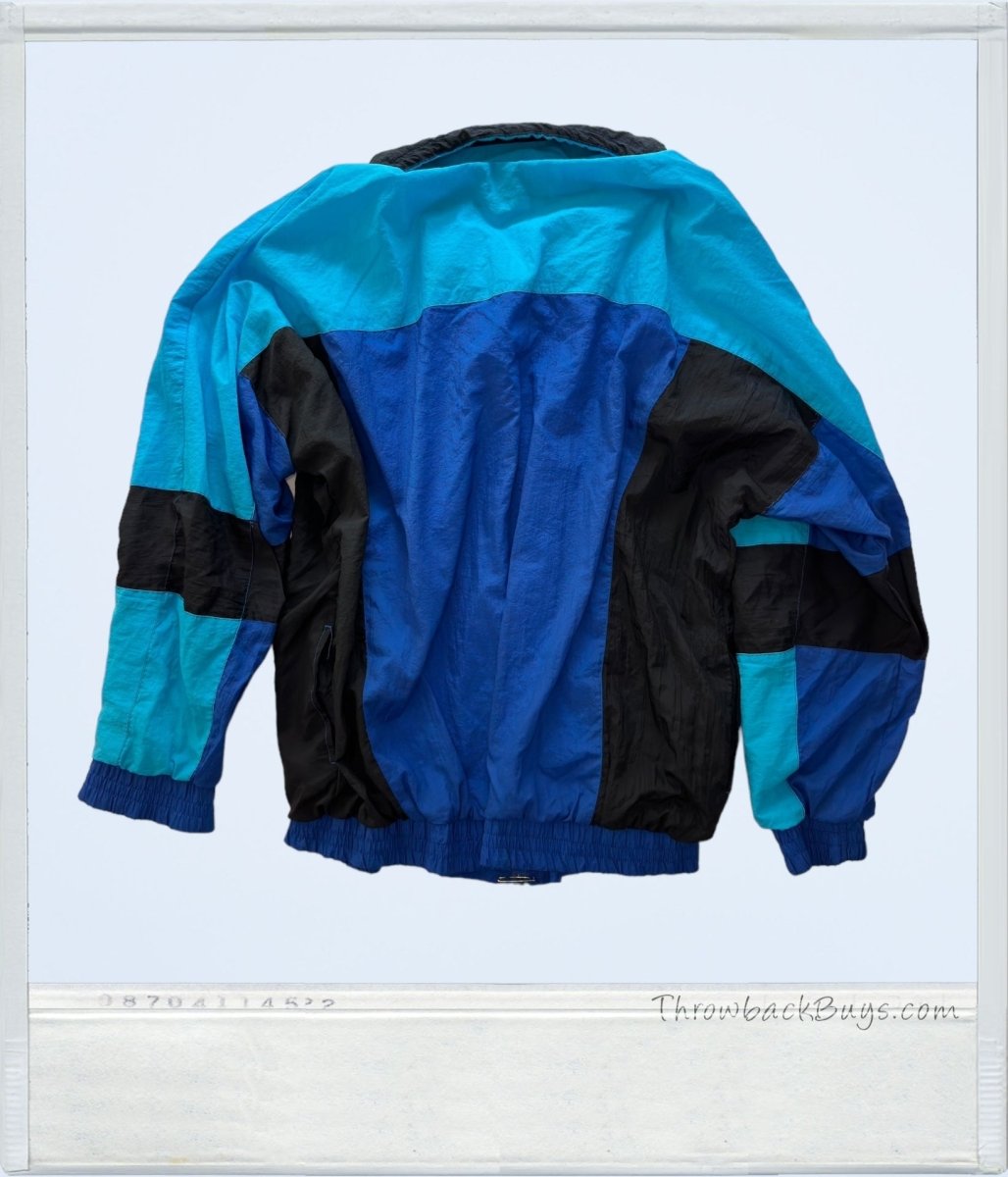 1990s - Vintage Pro Spirit Jacket Adult Large Multicolor Windbreaker - Jackets - ThrowbackBuys - ThrowbackBuys