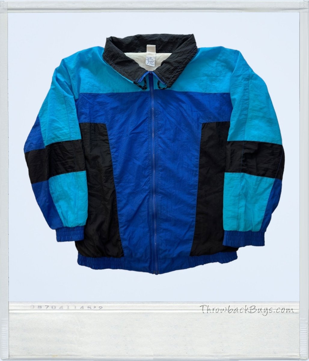 1990s - Vintage Pro Spirit Jacket Adult Large Multicolor Windbreaker - Jackets - ThrowbackBuys - ThrowbackBuys