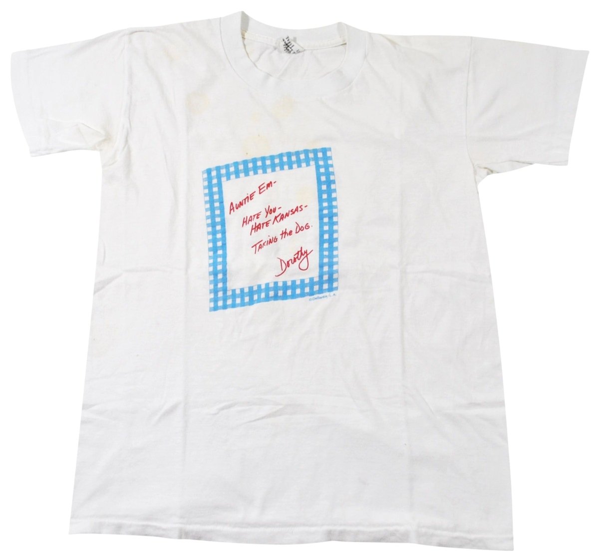 1990s - Warner Bros.: Wizard of Oz Dorothy Stanley DeSantis Shirt - Small - T-Shirts - ThrowbackBuys -Yesterday's Attic