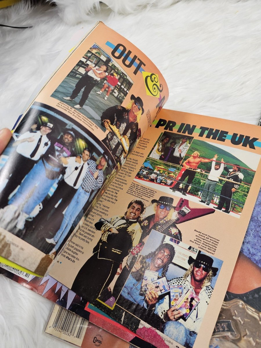 1990s - WCW Magazine Bundle: Rick Flair, Ron Simmons, Sting, WWF NWA Top Stars Brawl - Magazines - ThrowbackBuys - The Thrifty Gypsyy Shop