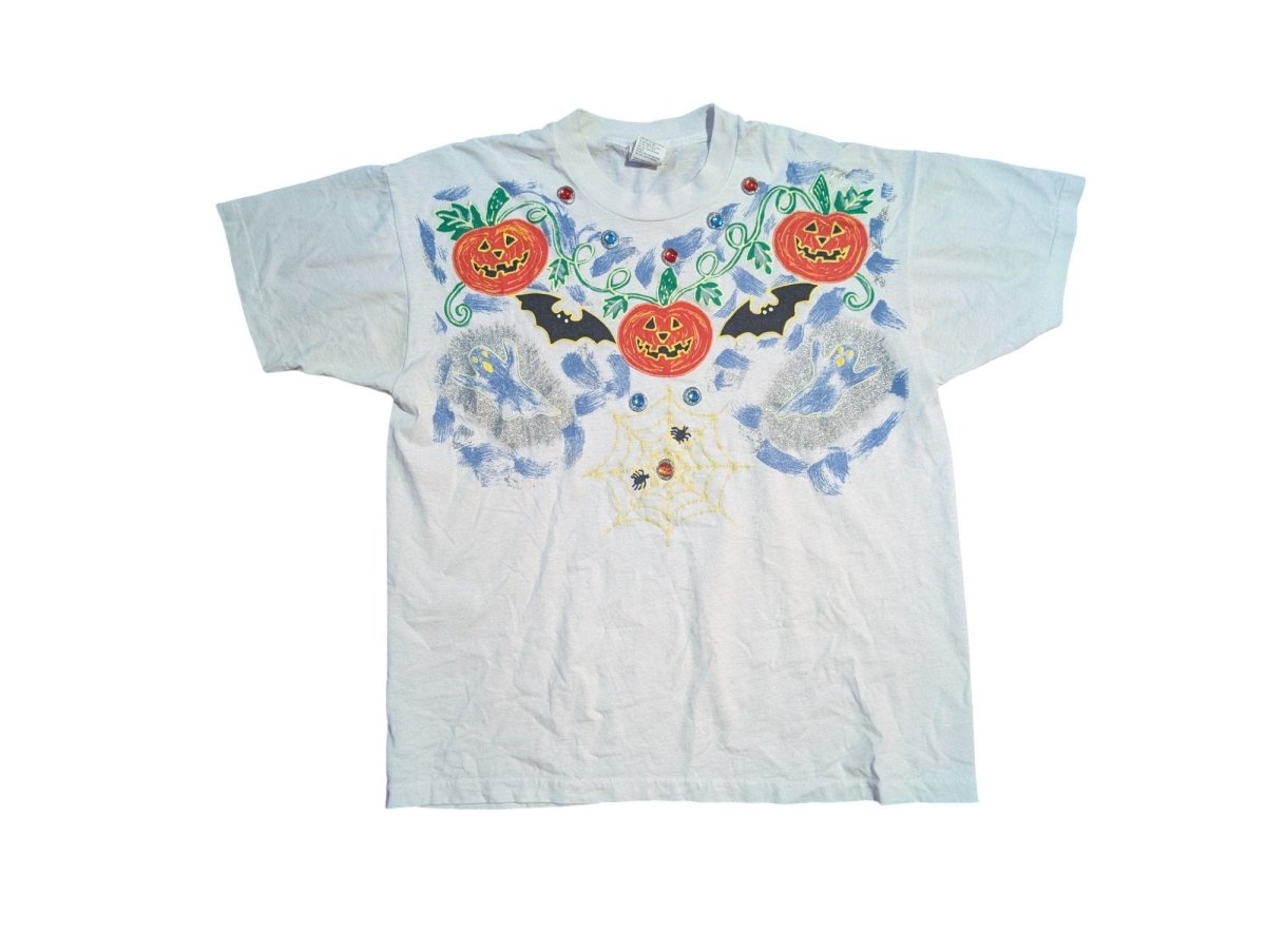 1990s 'Wet Paint' Halloween T-Shirt - T-Shirts - ThrowbackBuys - Shiznit